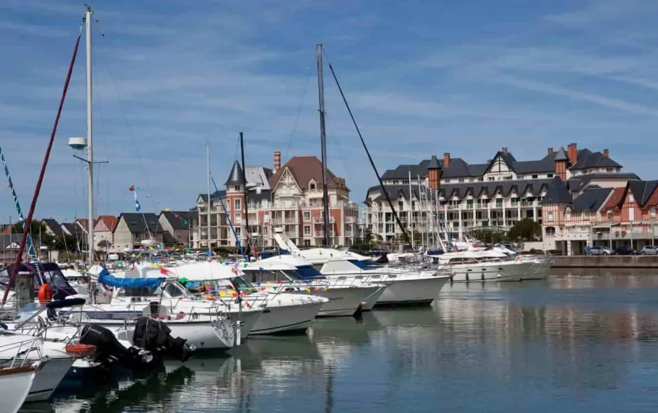 Port de Cabourg quand il pleut